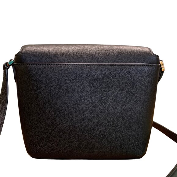 Kate Spade Black Pebbled Leather Flap Crossbody Small - Picture 3 of 11
